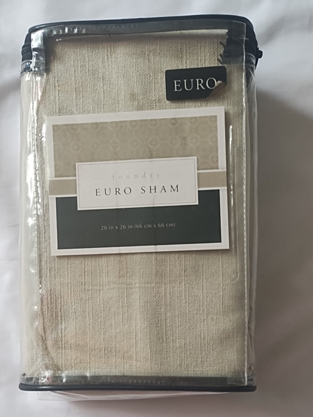 Foundry Ruffle Linen Euro Pillow Sham